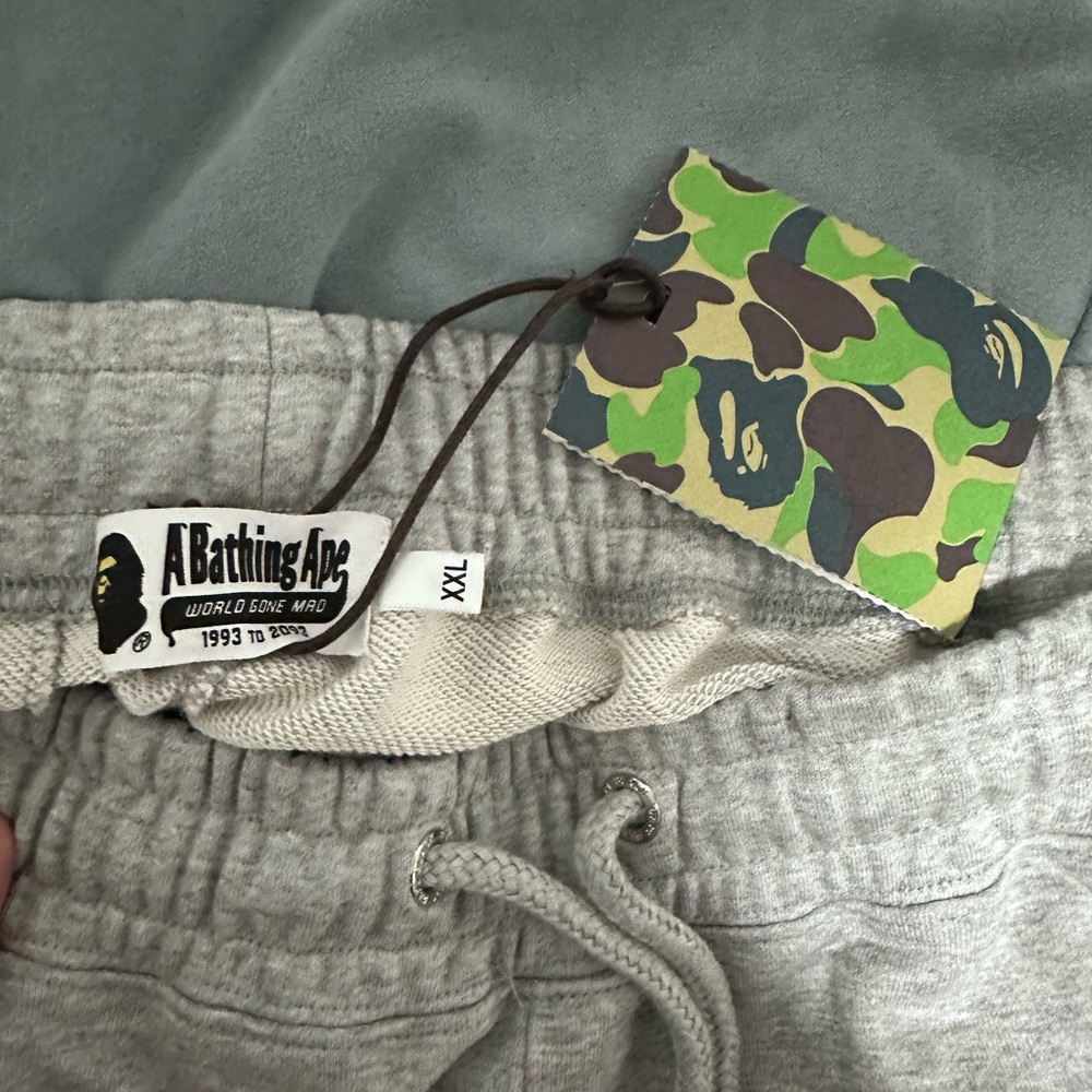 A Bathing Ape Men's Gray Sweatpants